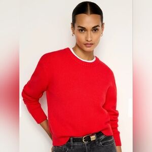 GOOD AMERICAN Grenadine Red Sweater Sz XL NWT